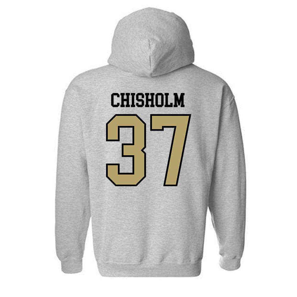 Ferrum - NCAA Men's Soccer : Zane Chisholm - Classic Shersey Hooded Sweatshirt-1
