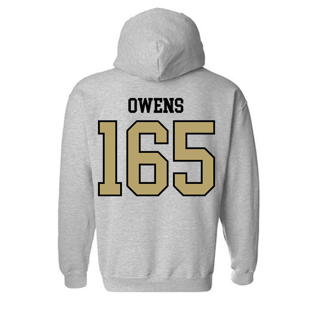 Ferrum - NCAA Wrestling : Junior Owens - Classic Shersey Hooded Sweatshirt-1