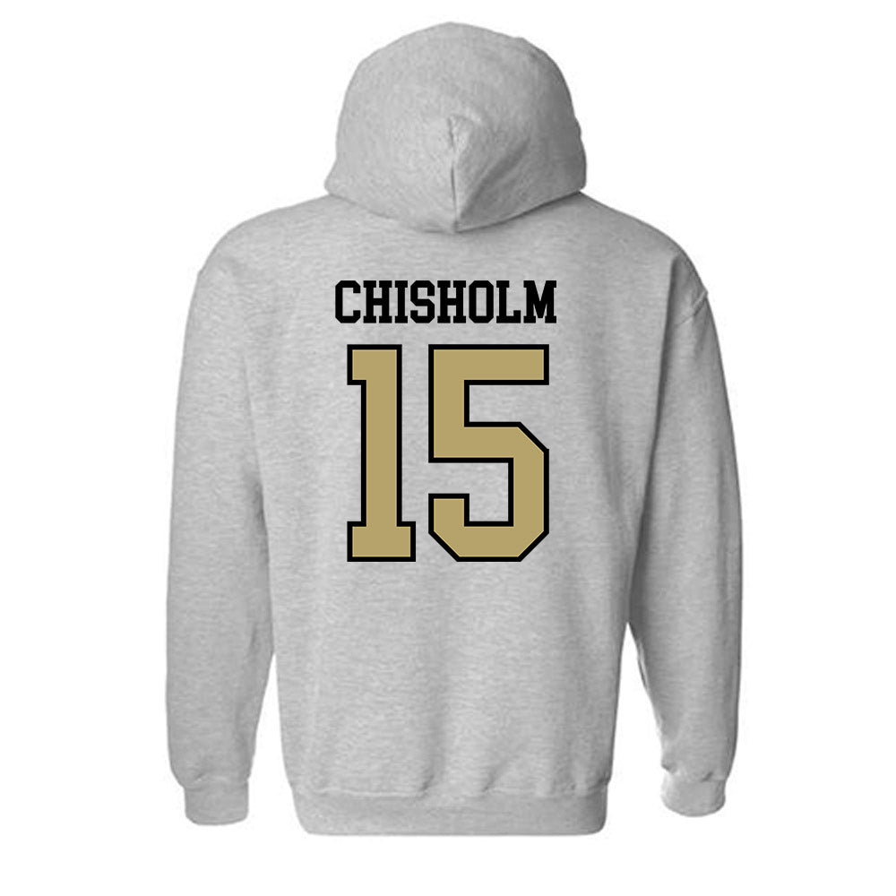 Ferrum - NCAA Men's Soccer : Zane Chisholm - Classic Shersey Hooded Sweatshirt-1