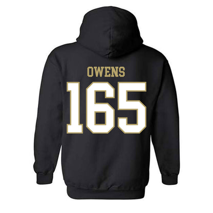 Ferrum - NCAA Wrestling : Junior Owens - Classic Shersey Hooded Sweatshirt-1