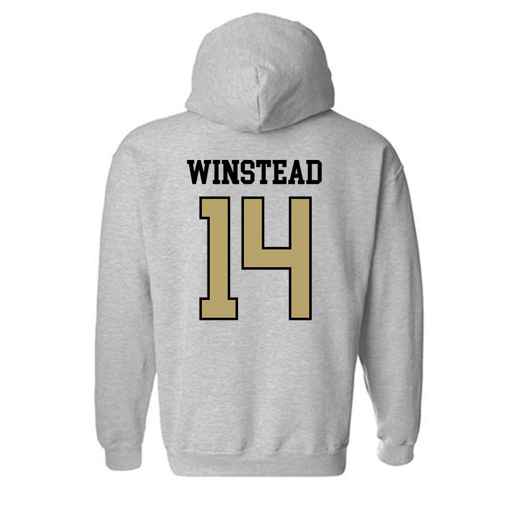 Ferrum - NCAA Men's Basketball : MJ Winstead - Classic Shersey Hooded Sweatshirt-1
