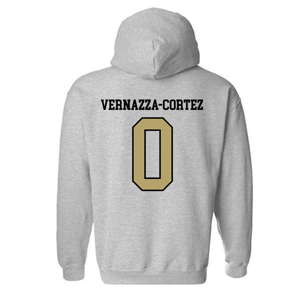 Ferrum - NCAA Football : Piero Vernazza-Cortez - Classic Shersey Hooded Sweatshirt-1