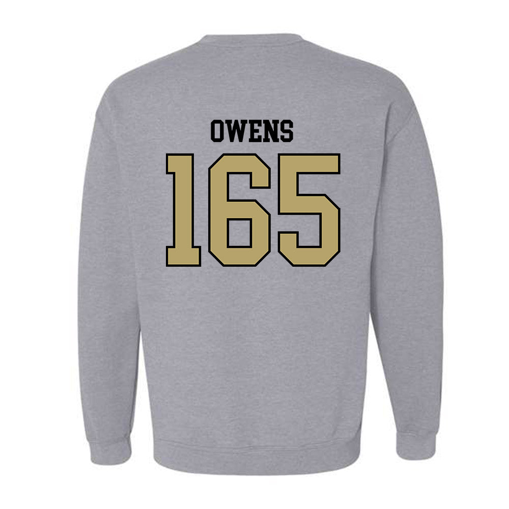 Ferrum - NCAA Wrestling : Junior Owens - Classic Shersey Crewneck Sweatshirt-1