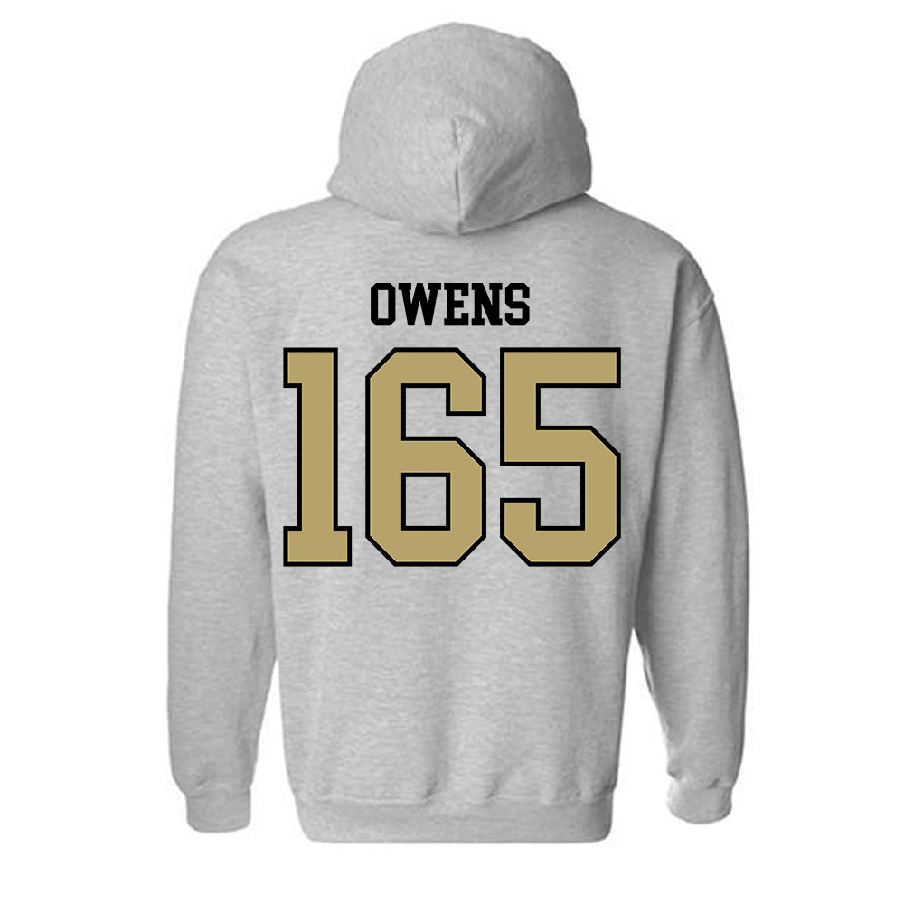 Ferrum - NCAA Wrestling : Junior Owens - Classic Shersey Hooded Sweatshirt-1