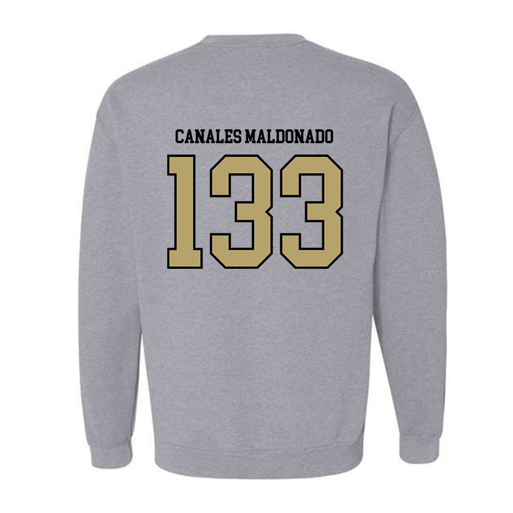 Ferrum - NCAA Wrestling : Josiah Canales Maldonado - Classic Shersey Crewneck Sweatshirt-1