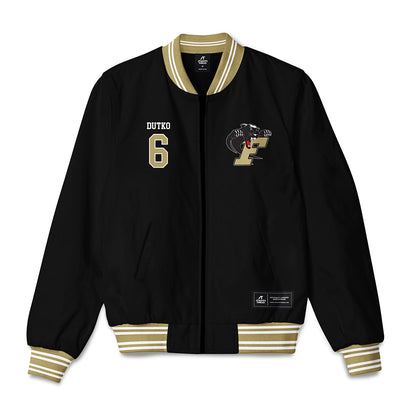Ferrum - NCAA Women's Soccer : Taylor Dutko - Bomber Jacket-0