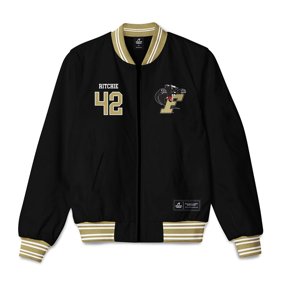 Ferrum - NCAA Baseball : Steven Ritchie - Bomber Jacket-0