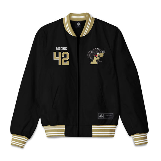 Ferrum - NCAA Baseball : Steven Ritchie - Bomber Jacket-0