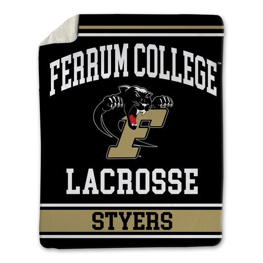 Ferrum - NCAA Women's Lacrosse : Kaylee Styers - Blanket-0