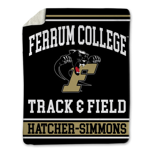 Ferrum - NCAA Women's Track & Field : Zenallah Hatcher-Simmons - Blanket-0