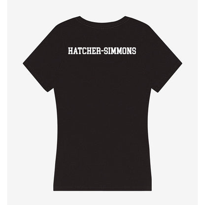Ferrum - NCAA Women's Track & Field : Zenallah Hatcher-Simmons - Classic Shersey Women's V-Neck T-Shirt-1
