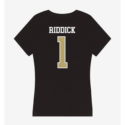 Ferrum - NCAA Women's Basketball : Kleiauna Riddick - Classic Shersey Women's V-Neck T-Shirt-1