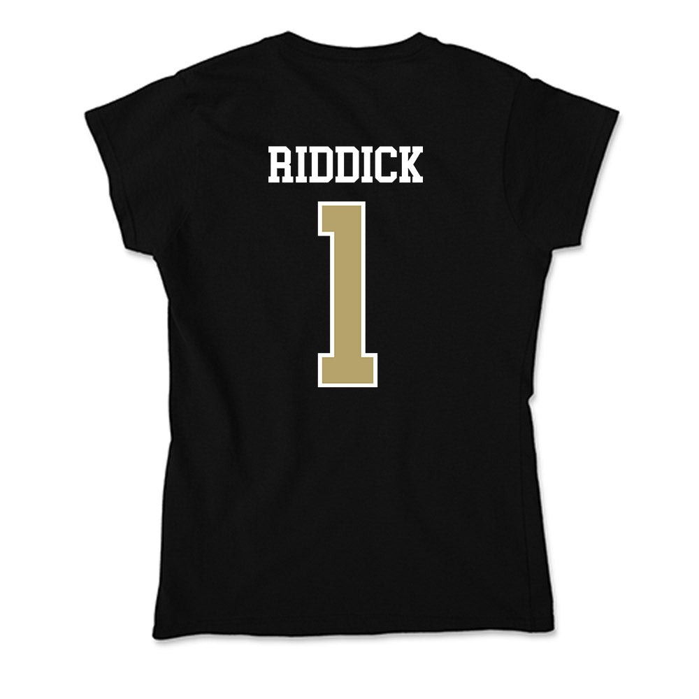 Ferrum - NCAA Women's Basketball : Kleiauna Riddick - Classic Shersey Soft Style Women’s T-Shirt-1