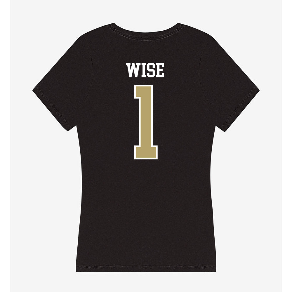 Ferrum - NCAA Flag Football : Gracious Wise - Classic Shersey Women's V-Neck T-Shirt-1