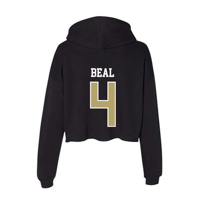 Ferrum - NCAA Football : Kobie Beal - Classic Shersey Women's Crop Fleece Hooded Sweatshirt-1