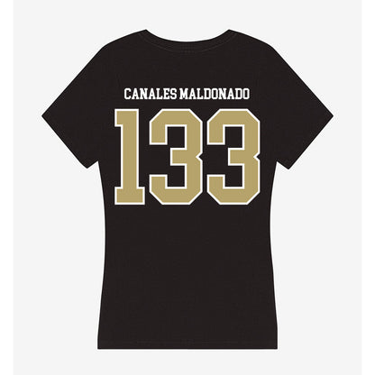 Ferrum - NCAA Wrestling : Josiah Canales Maldonado - Classic Shersey Women's V-Neck T-Shirt-1