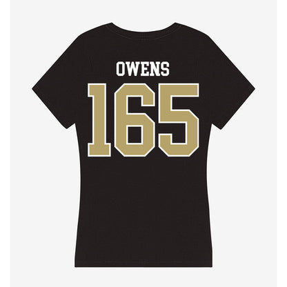 Ferrum - NCAA Wrestling : Junior Owens - Classic Shersey Women's V-Neck T-Shirt-1