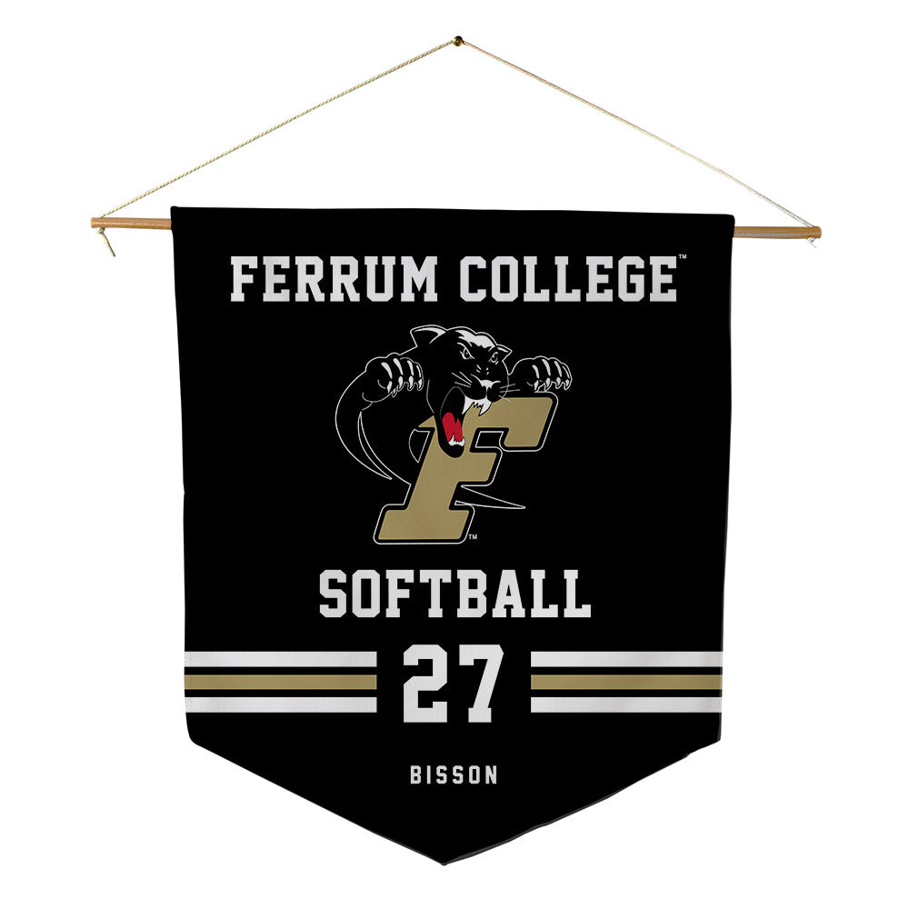 Ferrum - NCAA Softball : Sydney Bisson - Pennant - 18" x 21"-0