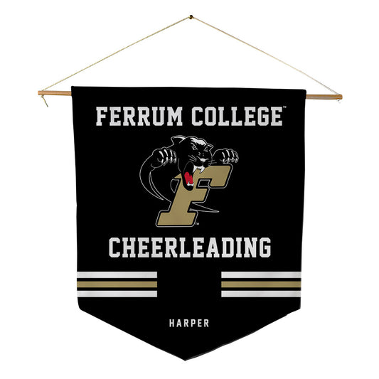 Ferrum - NCAA Cheerleading : Kyaria Harper - Pennant - 18" x 21"-0