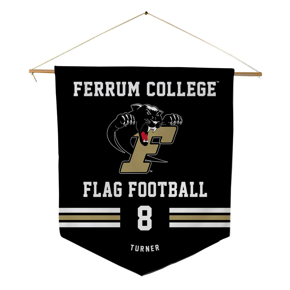 Ferrum - NCAA Flag Football : Miracle Turner - Pennant - 18" x 21"-0