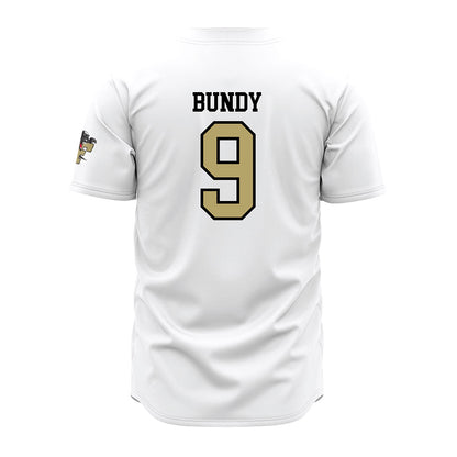 Ferrum - NCAA Baseball : Torin Bundy - White Jersey-1