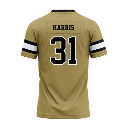 Ferrum - NCAA Football : Ethan Harris - Olive Premium Football Jersey-1