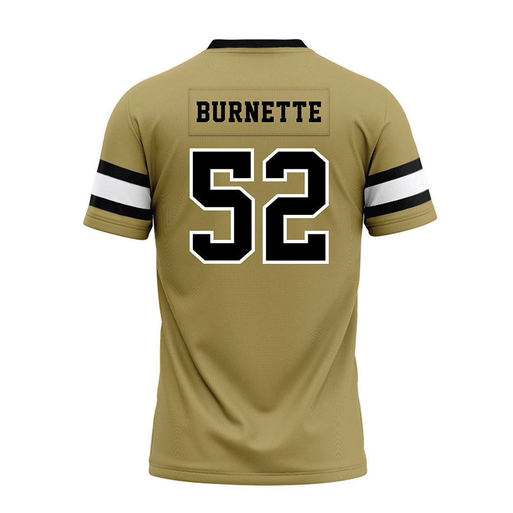 Ferrum - NCAA Football : Maurice Burnette - Olive Premium Football Jersey-1