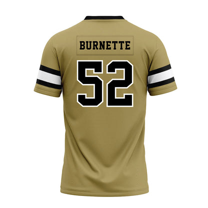 Ferrum - NCAA Football : Maurice Burnette - Olive Premium Football Jersey-1