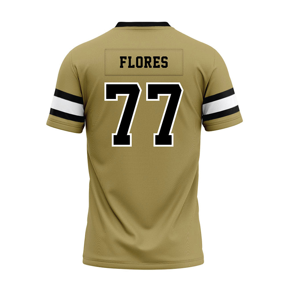 Ferrum - NCAA Football : Josef Flores - Olive Premium Football Jersey-1