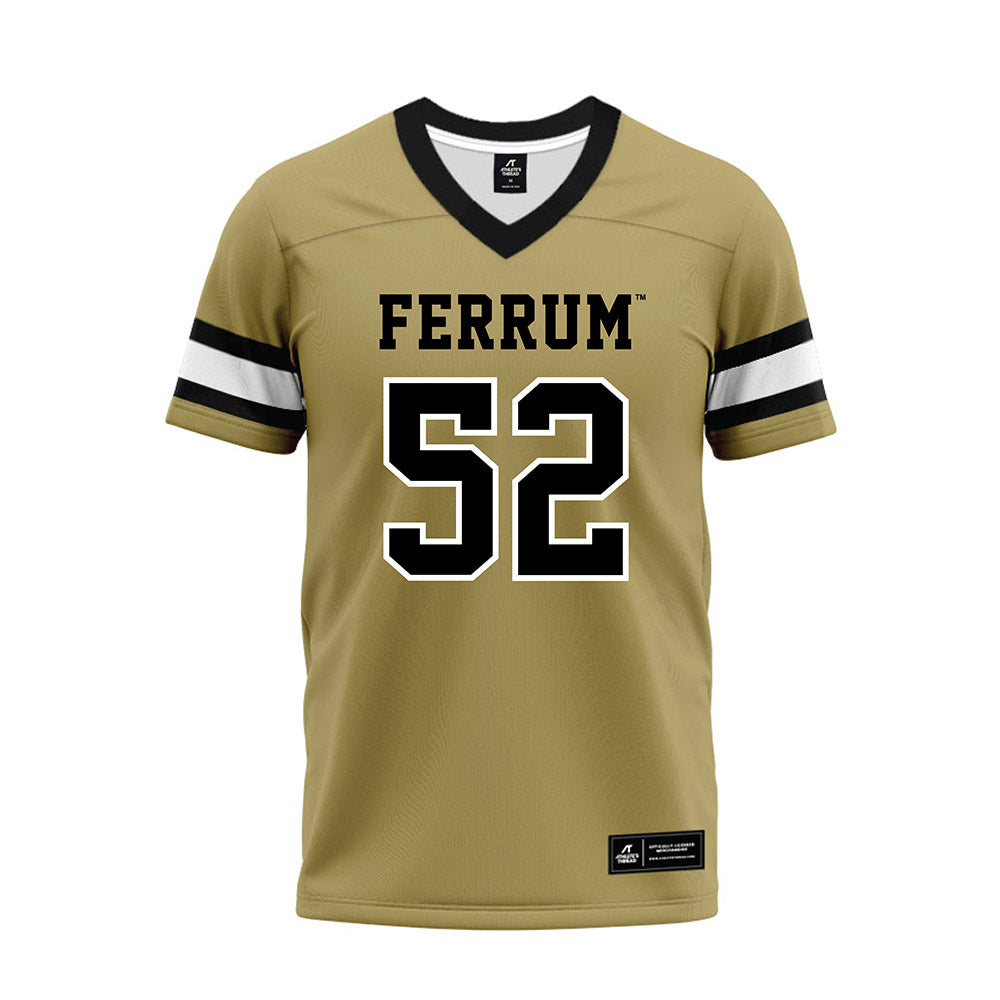 Ferrum - NCAA Football : Maurice Burnette - Olive Premium Football Jersey-0