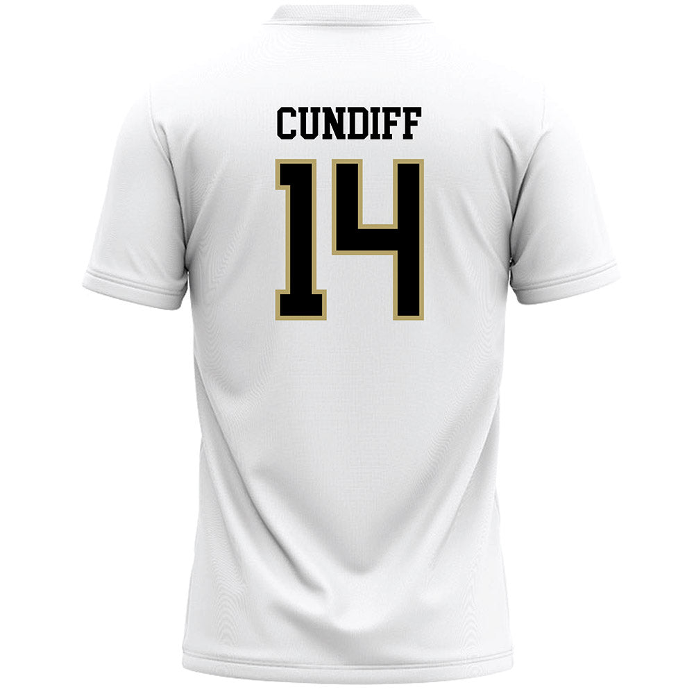 Ferrum - NCAA Women's Lacrosse : Kayleigh Cundiff - White Lacrosse Jersey -1