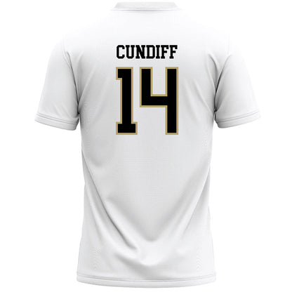 Ferrum - NCAA Women's Lacrosse : Kayleigh Cundiff - White Lacrosse Jersey -1