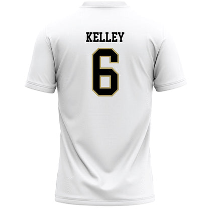 Ferrum - NCAA Women's Lacrosse : Caroline Kelley - White Lacrosse Jersey -1