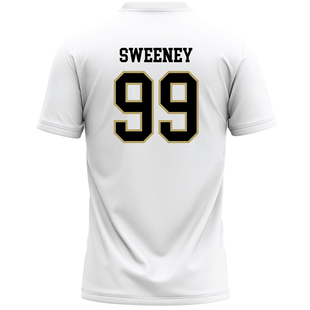 Ferrum - NCAA Women's Lacrosse : Madeline Sweeney - White Lacrosse Jersey -1