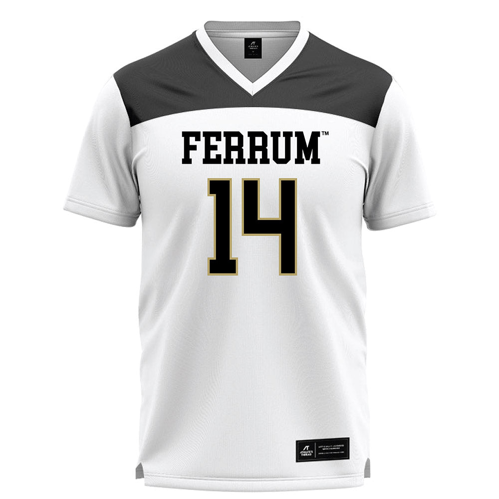 Ferrum - NCAA Women's Lacrosse : Kayleigh Cundiff - White Lacrosse Jersey -0