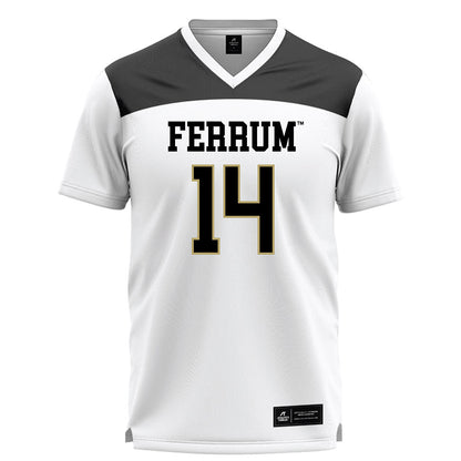 Ferrum - NCAA Women's Lacrosse : Kayleigh Cundiff - White Lacrosse Jersey -0