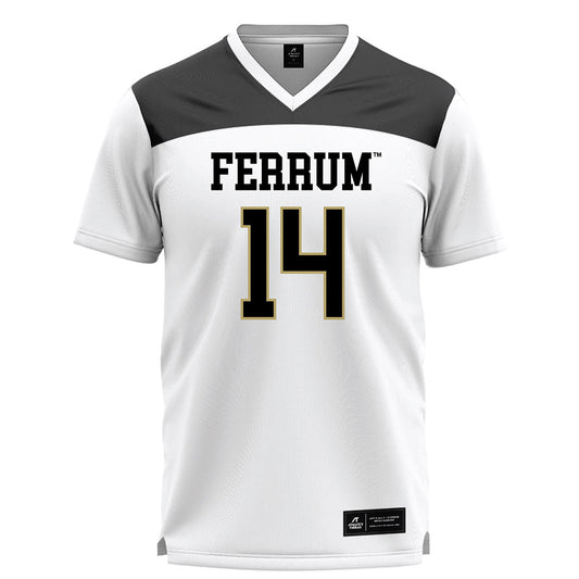 Ferrum - NCAA Women's Lacrosse : Kayleigh Cundiff - White Lacrosse Jersey -0