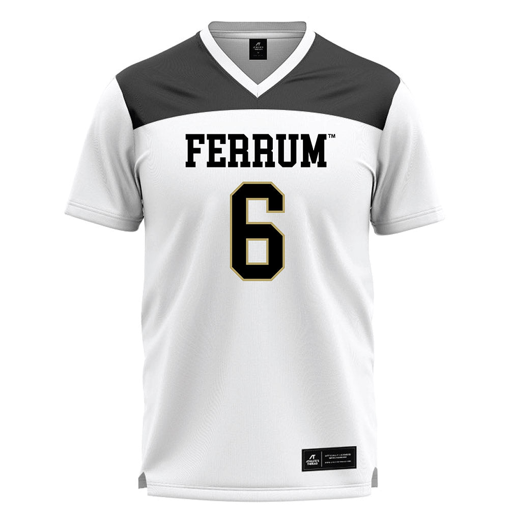 Ferrum - NCAA Women's Lacrosse : Caroline Kelley - White Lacrosse Jersey -0