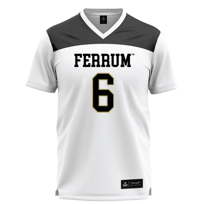 Ferrum - NCAA Women's Lacrosse : Caroline Kelley - White Lacrosse Jersey -0