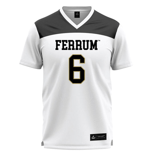 Ferrum - NCAA Women's Lacrosse : Caroline Kelley - White Lacrosse Jersey -0