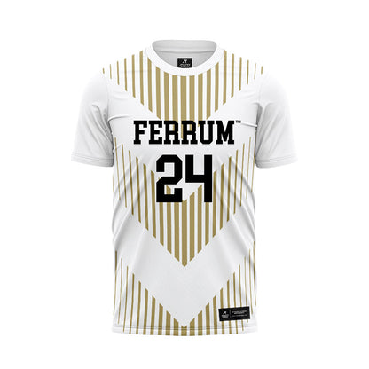 Ferrum - NCAA Women's Soccer : Taylin Gimbel - White Soccer Jersey-0