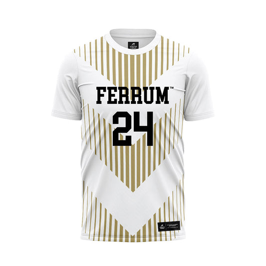Ferrum - NCAA Women's Soccer : Taylin Gimbel - White Soccer Jersey-0