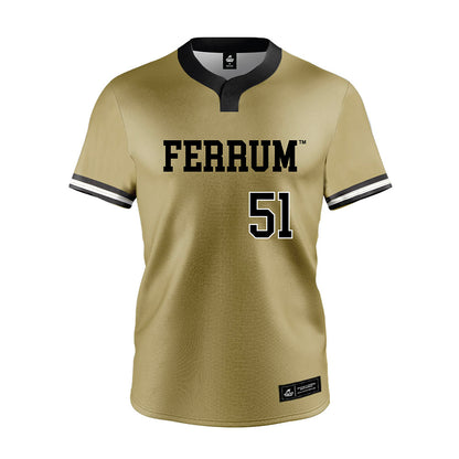 Ferrum - NCAA Softball : Cheyenne Estep - Olive Jersey-1