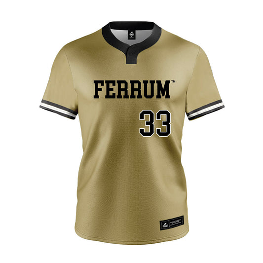 Ferrum - NCAA Softball : Sophia Peters - Olive Jersey-0