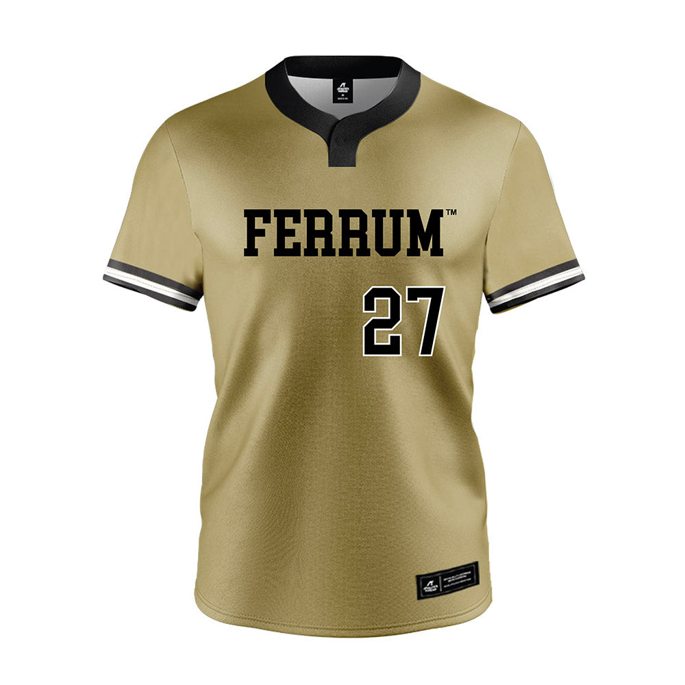 Ferrum - NCAA Softball : Sydney Bisson - Olive Jersey-1