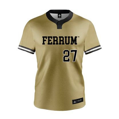 Ferrum - NCAA Softball : Sydney Bisson - Olive Jersey-1