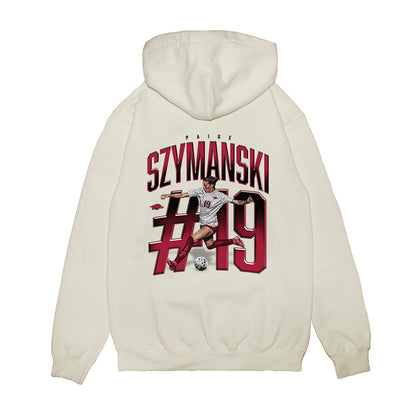 Arkansas - NCAA Women's Soccer : Paige Szymanski - Collage Premium Hooded Sweatshirt-1