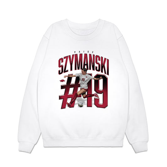 Arkansas - NCAA Women's Soccer : Paige Szymanski - Collage Premium Crewneck Sweatshirt-0