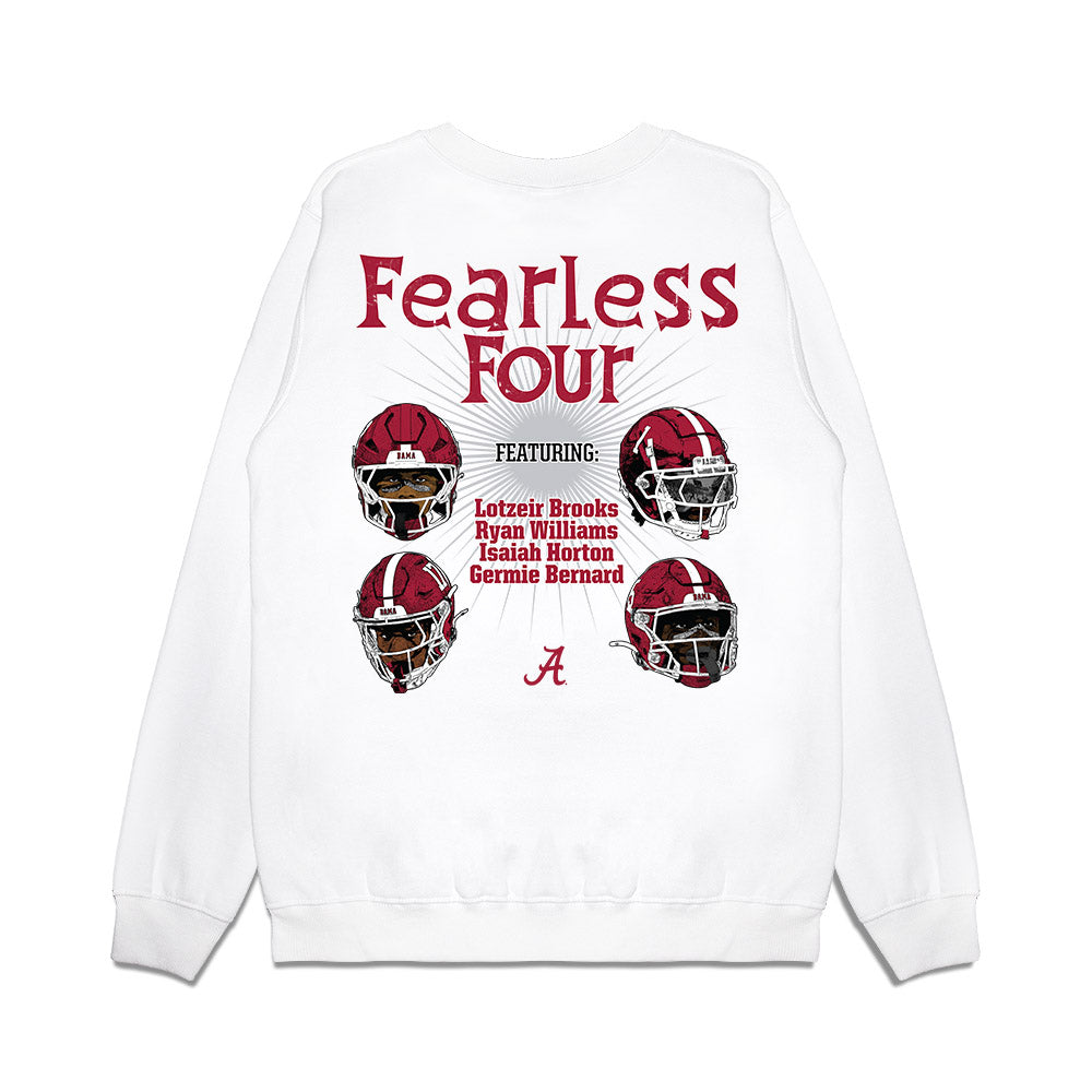 Alabama - NCAA Football : - Fearless Four Premium Crewneck Sweatshirt-1