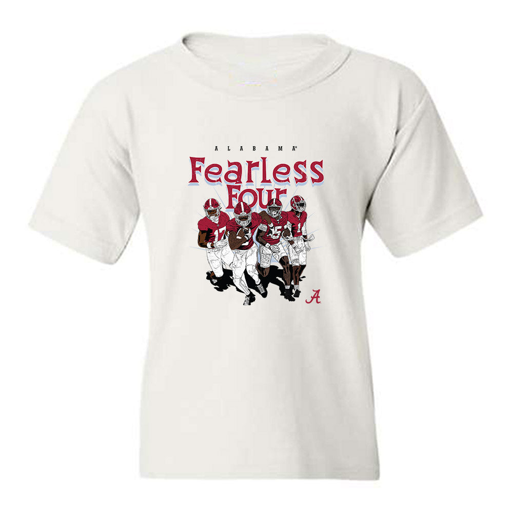 Alabama - NCAA Football : - Fearless Four Youth T-Shirt-0